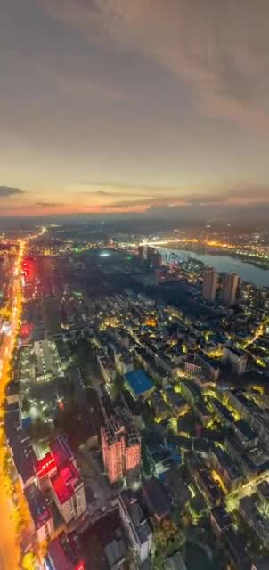 這真是讓我萬萬沒想到,湖南邵陽的全景拍攝,深夜景色更加迷人